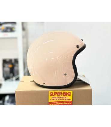 Casco Jet DMD Retro cipria