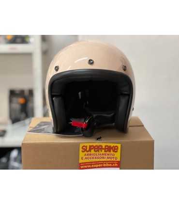 Casco Jet DMD Retro cipria