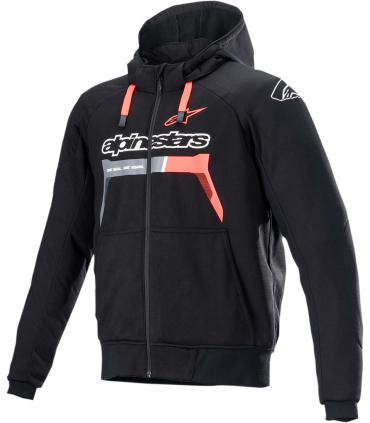 Alpinestars Chrome Sport felpa nera rossa