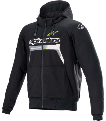 Alpinestars Chrome Sport felpa nera gialla