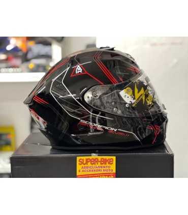 Casco moto Scorpion Exo 391 Spada nero rosso