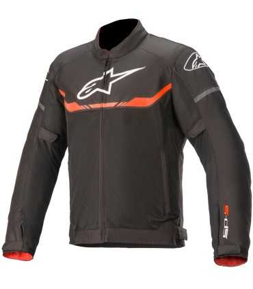 Motorrad sommer jacke Alpinestars T SPS air schwarz rot