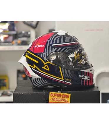 Casco Scorpion Exo R1 Evo Air Victory rosso