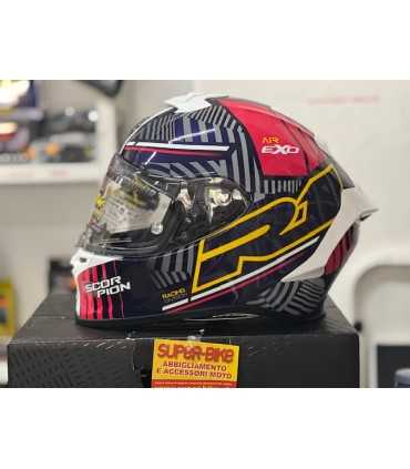 Casco Scorpion Exo R1 Evo Air Victory rosso