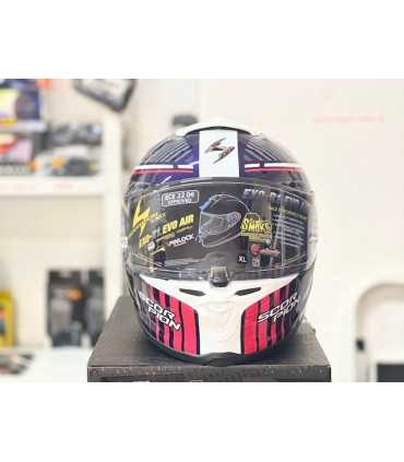 Casco Scorpion Exo R1 Evo Air Victory rosso