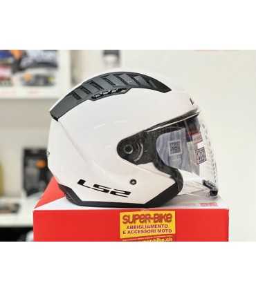 Casco jet LS2 Copter OF600 bianco