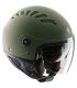 Casco moto jet Tucano Urbano El Top verde opaco