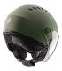 Casco moto jet Tucano Urbano El Top verde opaco