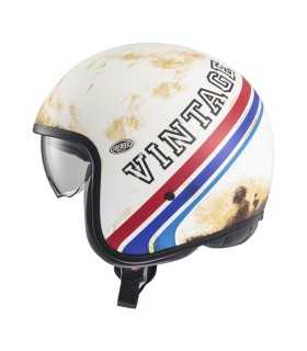 Casco Moto Jet Premier VINTAGE NT OLD STYLE SILVER BM Opaco Vendita Online  