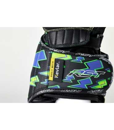 Racing gloves RST Tractech Evo 4 neon green