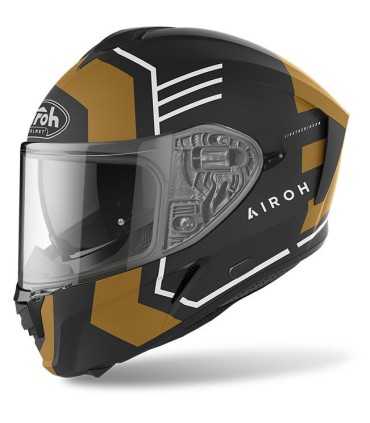 Airoh Thrill black matt gold full face helmet