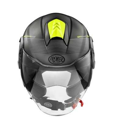 Casque Jet Premier Cool Evo Ch Y 9 jaune