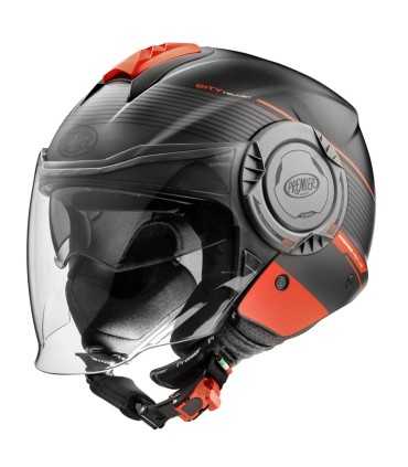 Casque Jet Premier Cool Evo Ch 92 Bm rouge