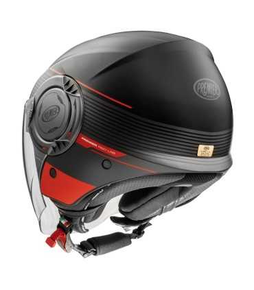 Casque Jet Premier Cool Evo Ch 92 Bm rouge