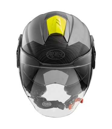 Jet helm Premier Cool Evo Ds Y 17 Bm grau gelb