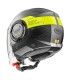 Casque Jet Premier Cool Evo Ds Y 17 Bm gris jaune