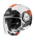 Casque Jet Premier Cool Evo Ds 2 blanc rouge