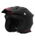 Casco Jet Acerbis Aria 22.06 nero opaco rosa