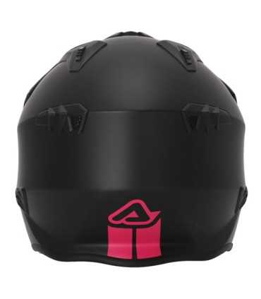 Casco Jet Acerbis Aria 22.06 nero opaco rosa