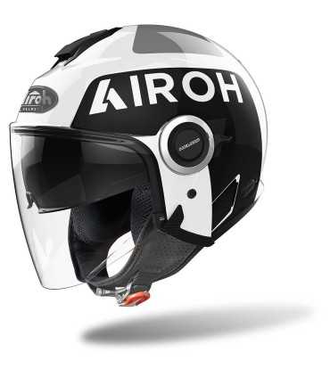 CASCO JET AIROH HELIOS UP bianco