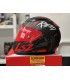 Casco LS2 FF353 Rapid Raven nero opaco rosso