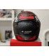 Casco LS2 FF353 Rapid Raven nero opaco rosso