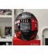 Casco LS2 FF353 Rapid Raven nero opaco rosso