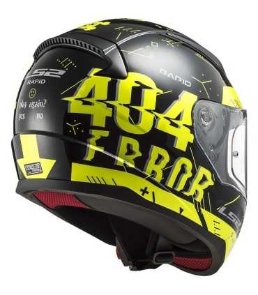 Casco LS2 FF353 Rapid Player nero opaco giallo