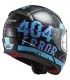 Casco LS2 FF353 Rapid Player nero opaco blu