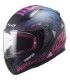 Casco LS2 FF353 Rapid Xtreet nero opaco viola