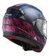 Casco LS2 FF353 Rapid Xtreet nero opaco viola