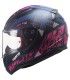 Casco LS2 FF353 Rapid Xtreet nero opaco viola