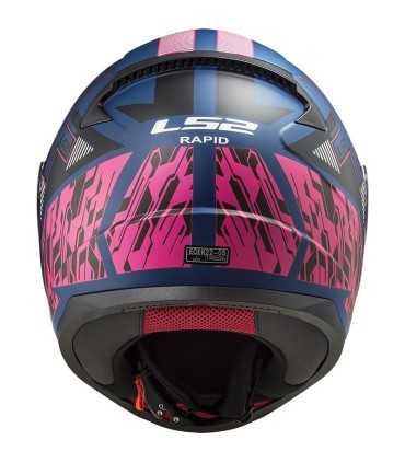 Helm LS2 FF353 Rapid Xtreet schwarz matt violet