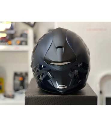 Casco integrale Scorpion Exo 1400 Carbon air Evo Cerebro blu