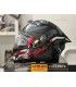 Casco moto Cgm 316x Speed Spray rosso