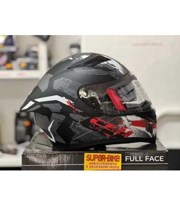 Casco moto Cgm 316x Speed Spray rosso