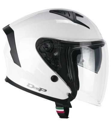 Casco jet Cgm 127A Deep bianco