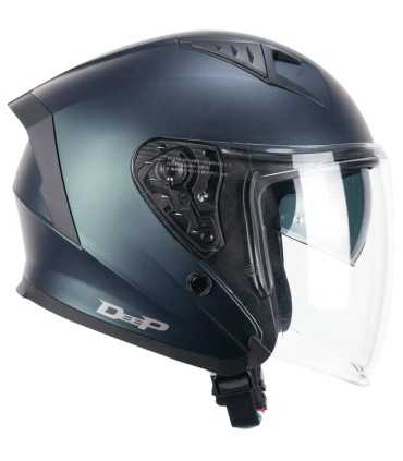 Casque jet Cgm 127A Deep petrol matt