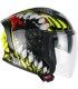 Casco jet Cgm 127X Deep Freaker giallo