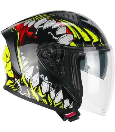 Casque jet Cgm 127X Deep Freaker jaune