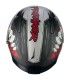 Casco jet Cgm 127X Deep Freaker nero rosso opaco