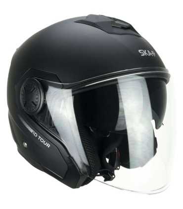 Casque jet Ska-P 1 DH Tour noir matt