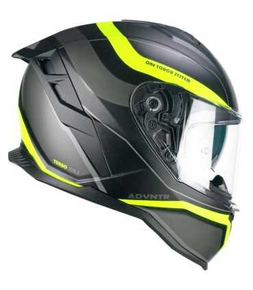 Casco integrale CGM 363X Run giallo opaco