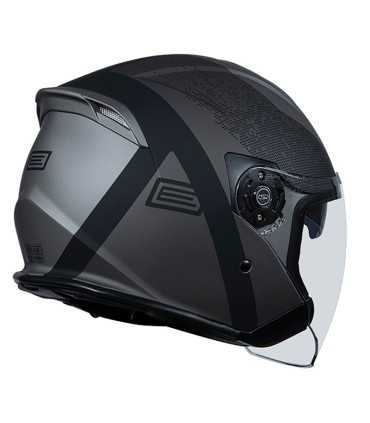 Casco Moto Jet con Bluetooth Integrato Origine Palio Hyper 2.0 BT titanio opaco