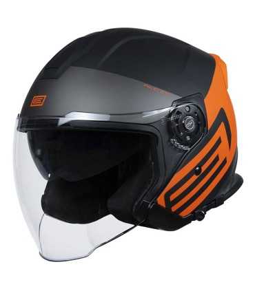 Casco jet origine palio 2.0 Scout arancio opaco