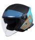 Casque jet origine Palio 2.0 Scout bleu matt