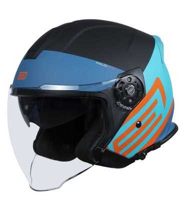 Casco jet origine palio 2.0 Scout blu opaco