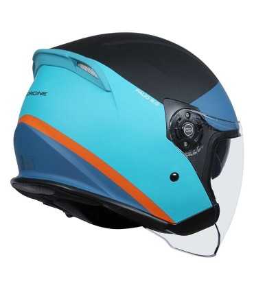 Casco jet origine palio 2.0 Scout blu opaco