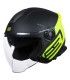 Casco jet origine palio 2.0 Scout nero giallo opaco