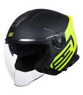 Casco Moto Jet Custom Origine PRIMO CLASSIC VINTAGE Nero Opaco